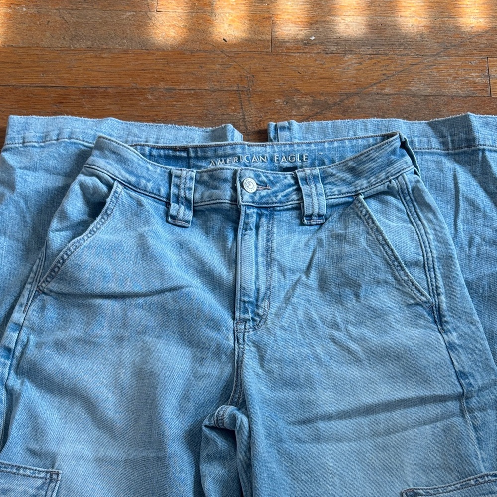 American Eagle Light Blue Denim Pants